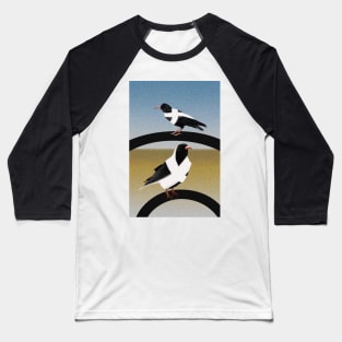 Cornish Choughs on the Beach Baseball T-Shirt